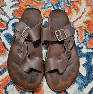 Leather sandals